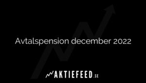 Avtalspension december 2022