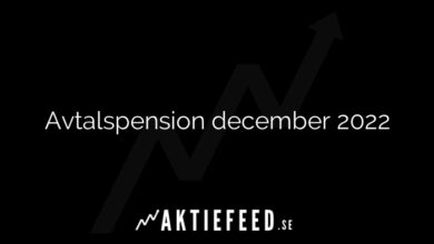 Avtalspension december 2022