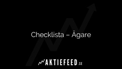 Checklista – Ägare