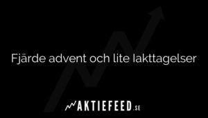 Fjärde advent och lite Iakttagelser