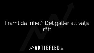 Framtida frihet? Det gäller att välja rätt