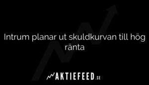 Intrum planar ut skuldkurvan till hög ränta