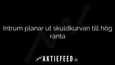 Intrum planar ut skuldkurvan till hög ränta