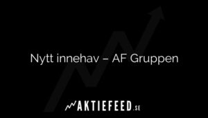 Nytt innehav – AF Gruppen