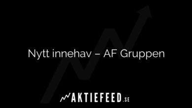 Nytt innehav – AF Gruppen