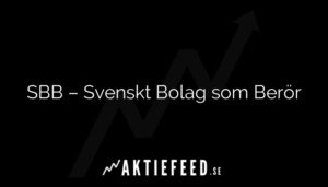 SBB – Svenskt Bolag som Berör