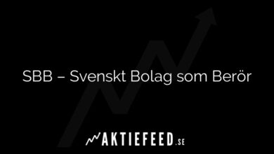 SBB – Svenskt Bolag som Berör