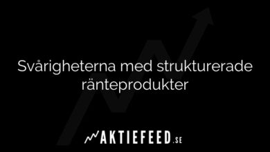 Svårigheterna med strukturerade ränteprodukter