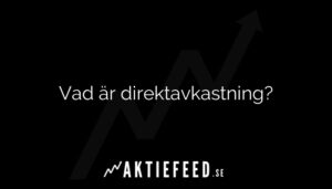 Vad är direktavkastning?
