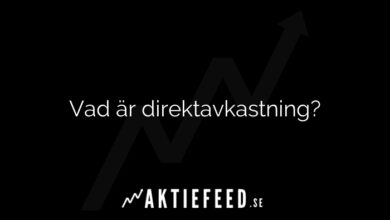 Vad är direktavkastning?