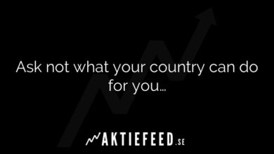 Ask not what your country can do for you…