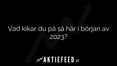 Vad kikar du på så här i början av 2023?